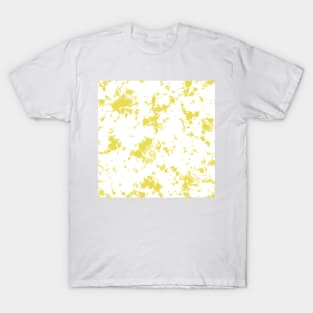 Lemon lime and white marble - Tie-Dye Shibori Texture T-Shirt